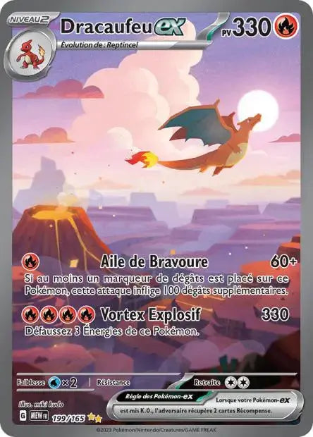 Dracaufeu ex 199/165 OSMO CARDS