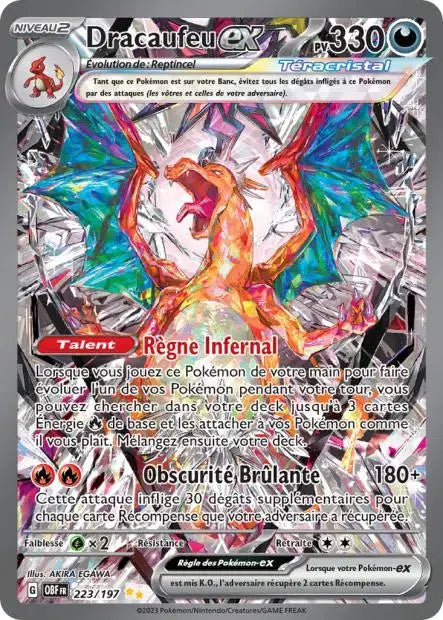 Dracaufeu ex 223/197 OSMO CARDS