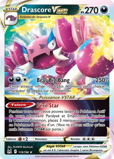 Drascore-VSTAR 119/196 OSMO CARDS