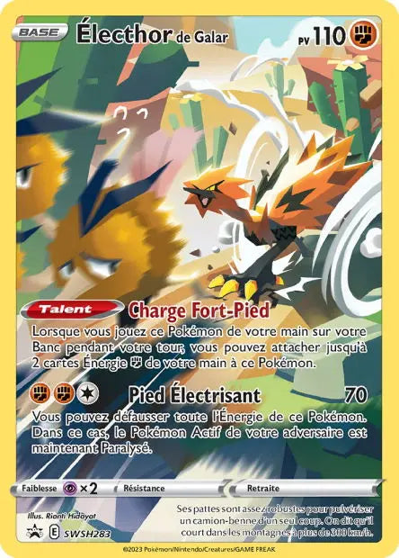 Électhor de Galar SWSH283 OSMO CARDS