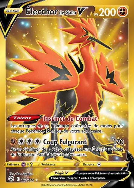 Électhor de Galar-V 182/172 OSMO CARDS