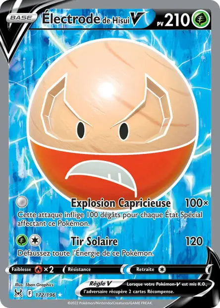 Électrode de Hisui-V 172/196 OSMO CARDS