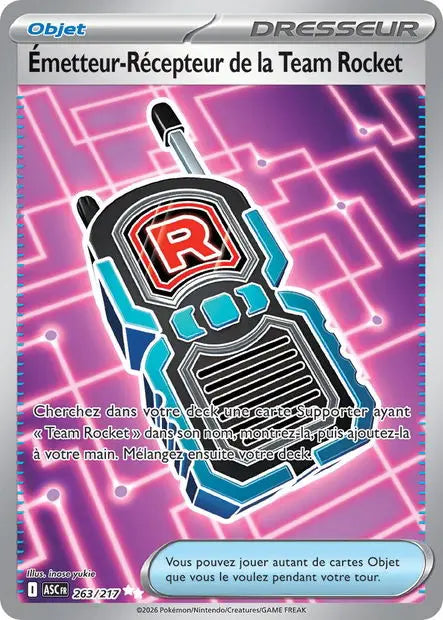 Émetteur-Récepteur de la Team Rocket 263/217 OSMO CARDS