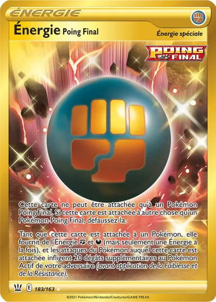 Énergie Poing Final 183/163 OSMO CARDS