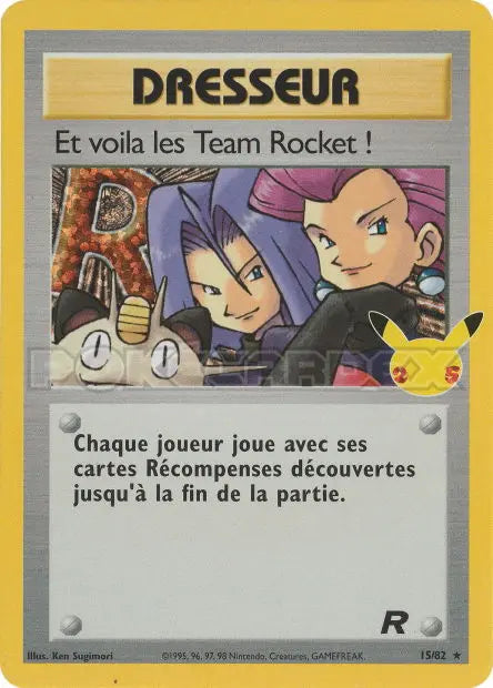 Et voilà la Team Rocket ! 15/82 OSMO CARDS