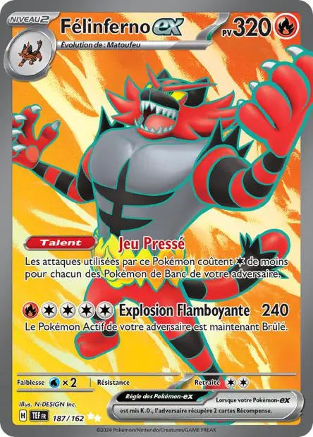 Félinferno ex 187/162 OSMO CARDS