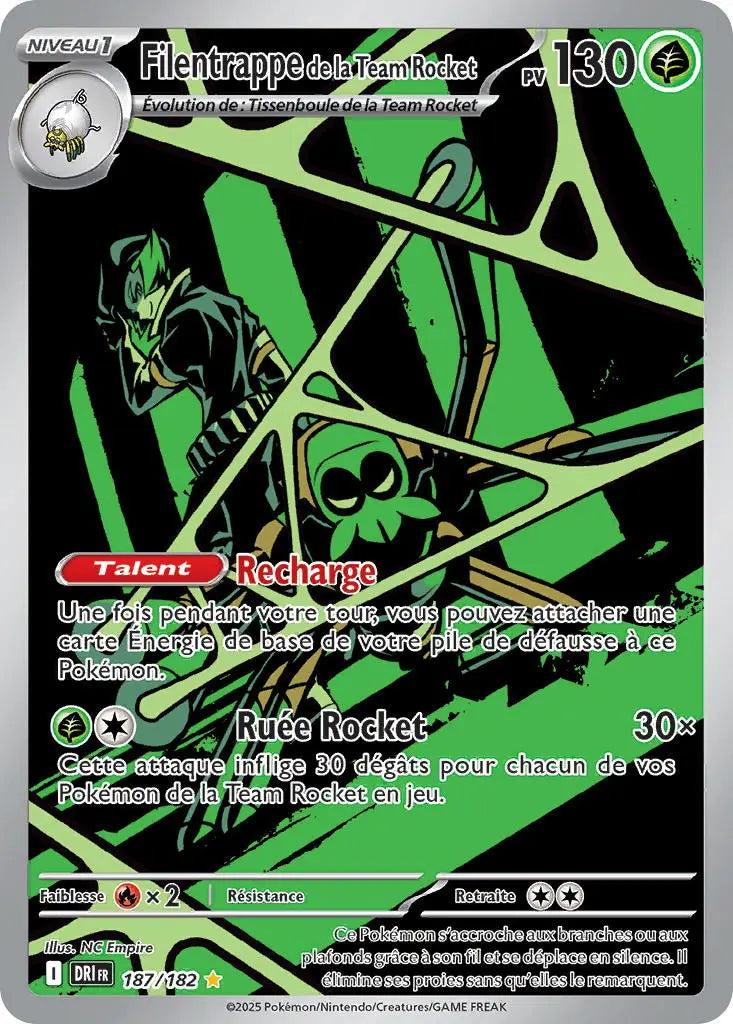 Filentrappe de la Team Rocket 187/182 OSMO CARDS