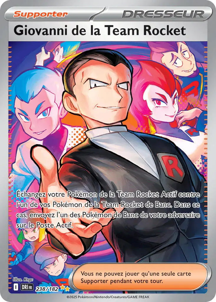 Giovanni de la Team Rocket 238/182 OSMO CARDS