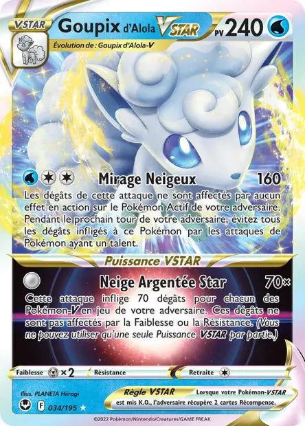 Goupix d'Alola-VSTAR 34/195 OSMO CARDS