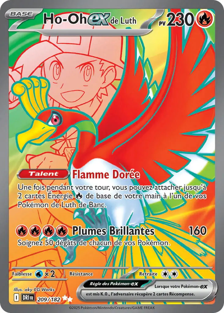 Ho-Oh ex de Luth 209/182 OSMO CARDS