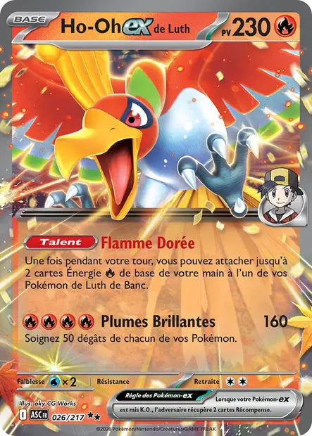Ho-Oh ex de Luth 26/217 OSMO CARDS