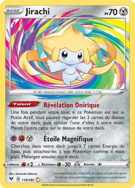 Jirachi 119/185 OSMO CARDS