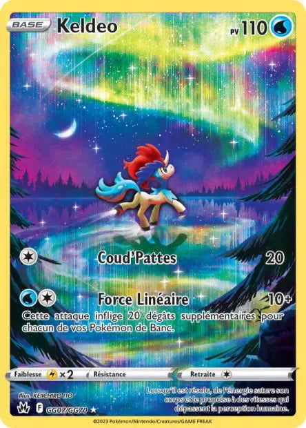 Keldeo GG07 OSMO CARDS
