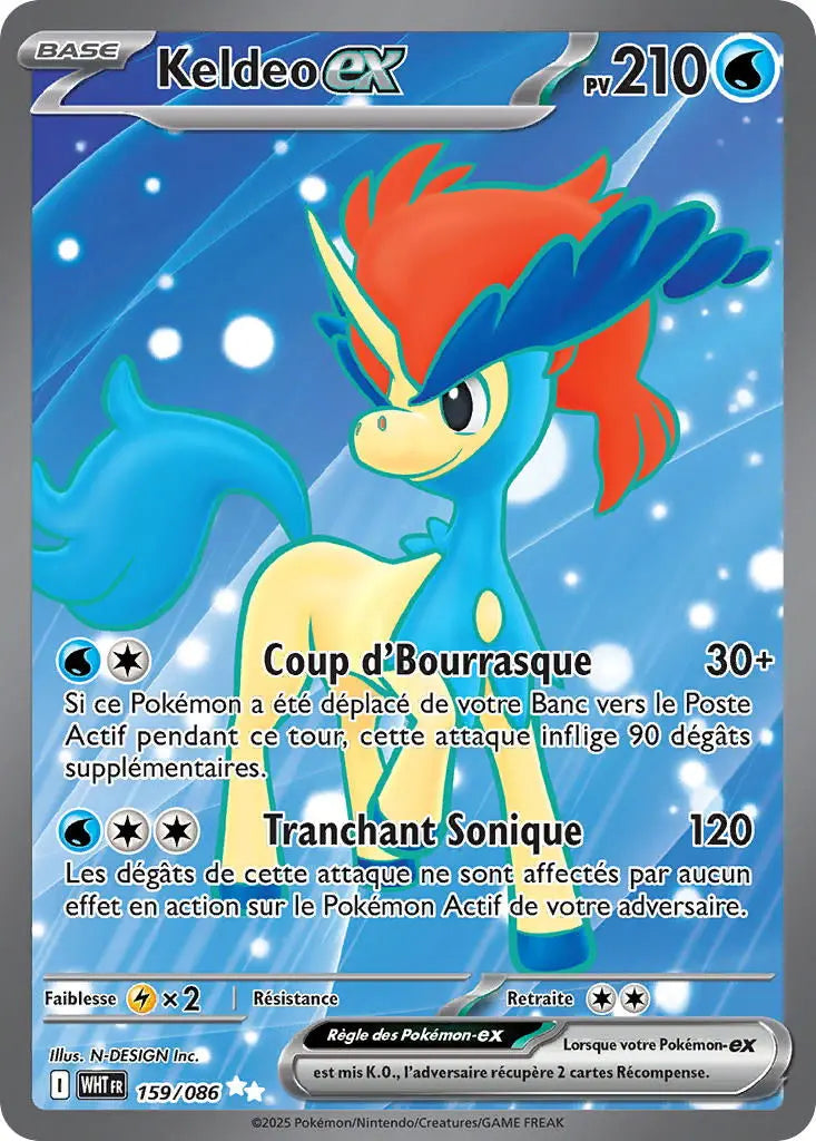 Keldeo ex 159/86 OSMO CARDS