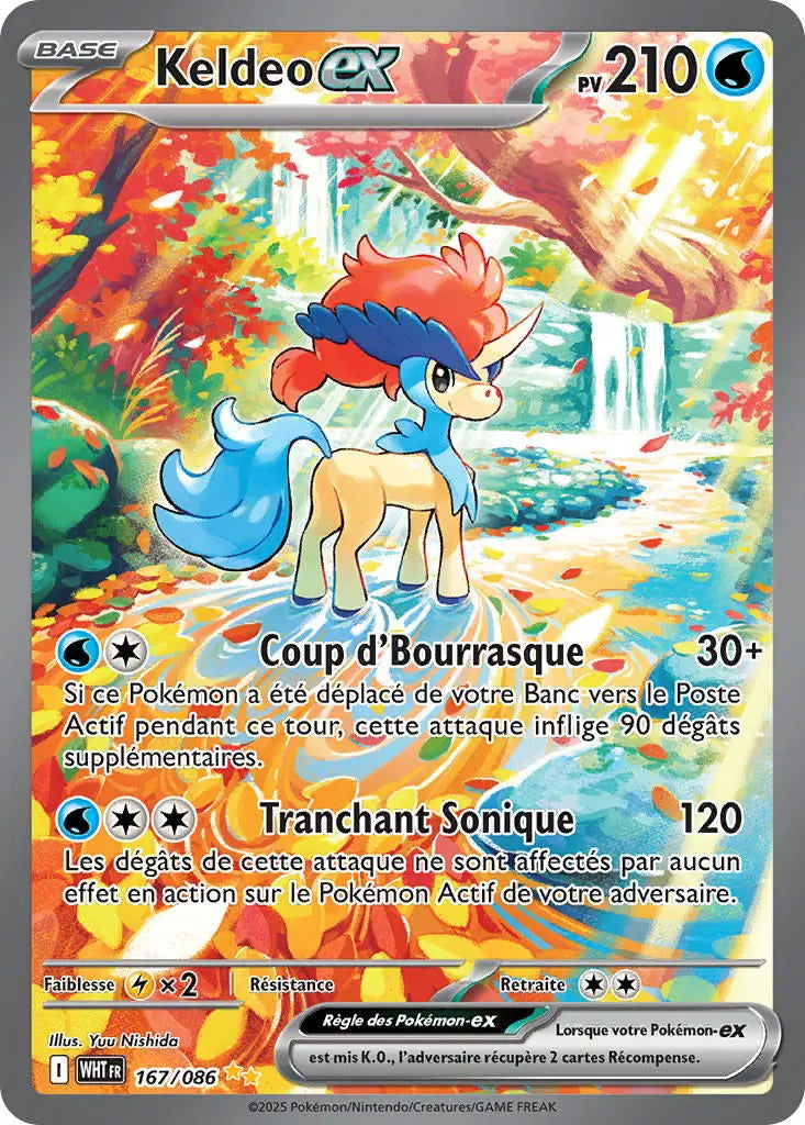 Keldeo ex 167/86 OSMO CARDS