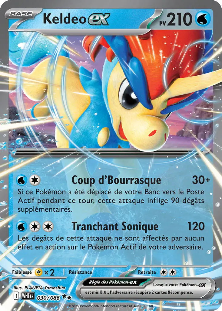 Keldeo ex 30/86 OSMO CARDS