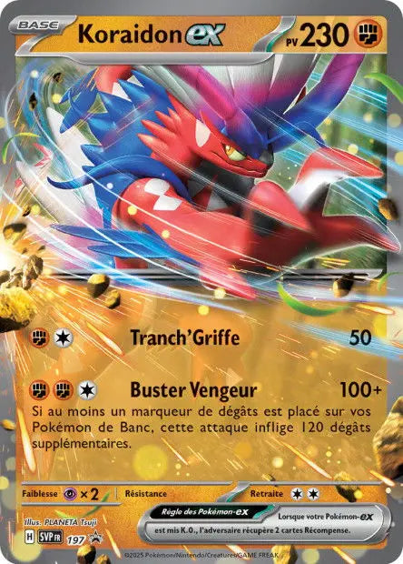 Koraidon ex 197 OSMO CARDS