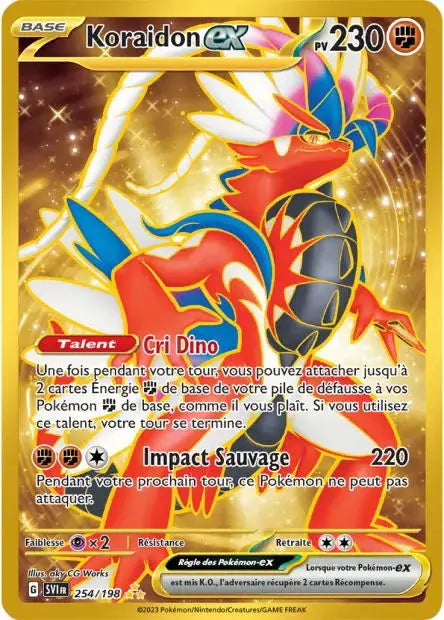 Koraidon ex 254/198 OSMO CARDS