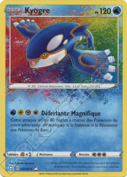 Kyogre 21/72 OSMO CARDS