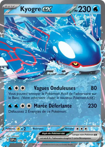 Kyogre ex 178 OSMO CARDS