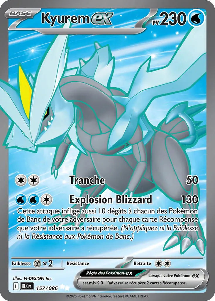 Kyurem ex 157/86 OSMO CARDS