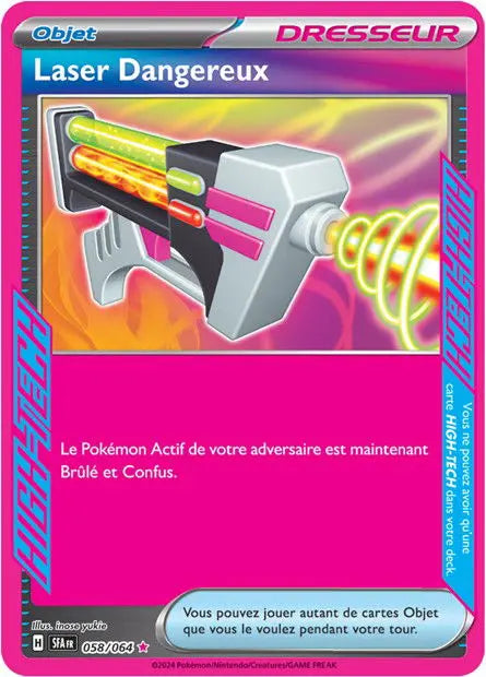 Laser Dangereux 58/64 OSMO CARDS