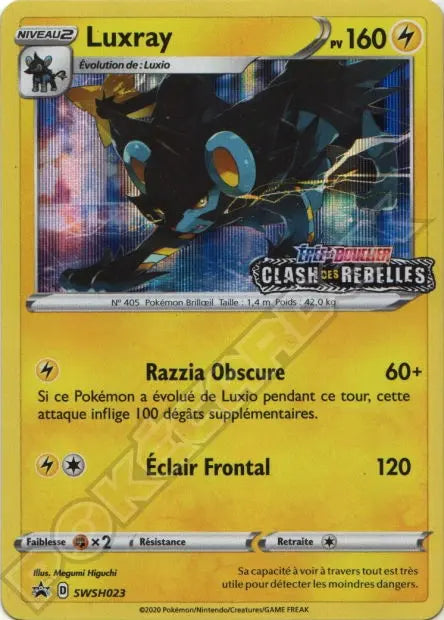Luxray SWSH023 OSMO CARDS