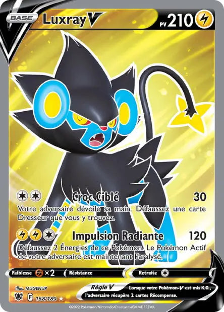 Luxray-V 168/189 OSMO CARDS