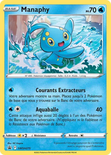 Manaphy SWSH275 OSMO CARDS