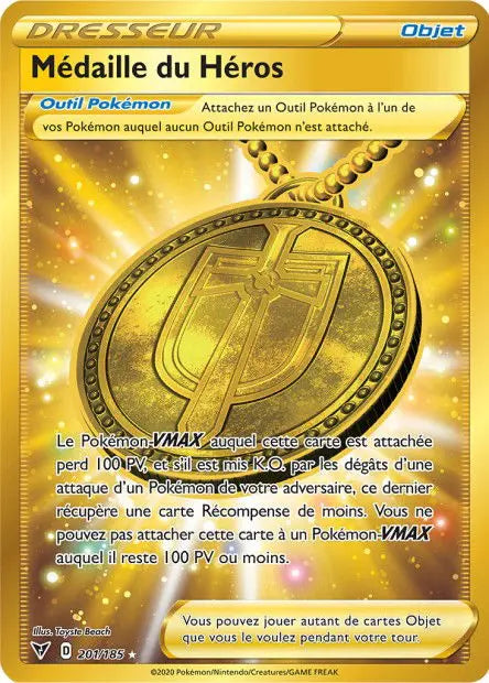 Médaille du Héros 201/185 OSMO CARDS
