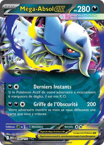 Méga-Absol ex 86/132 OSMO CARDS