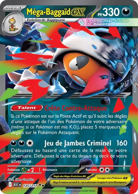 Méga-Baggaïd ex 135/217 OSMO CARDS