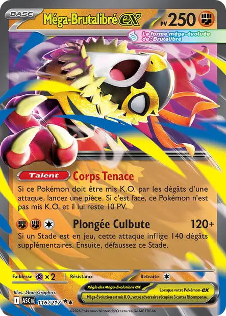Méga-Brutalibré ex 116/217 OSMO CARDS