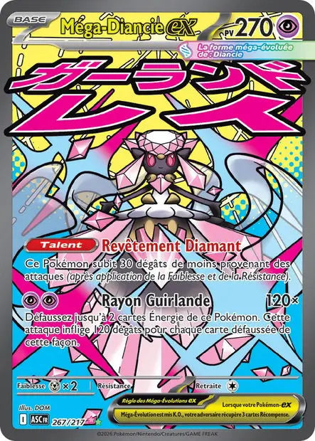 Méga-Diancie ex 267/217 OSMO CARDS