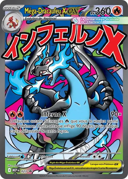 Méga-Dracaufeu X ex 023 OSMO CARDS