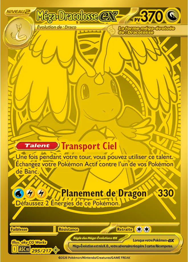Méga-Dracolosse ex 295/217 OSMO CARDS