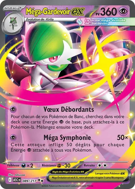 Méga-Gardevoir ex 89/217 OSMO CARDS