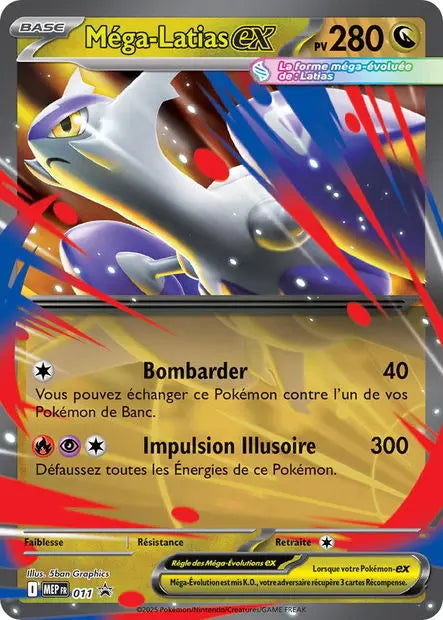 Méga-Latias ex 011 OSMO CARDS