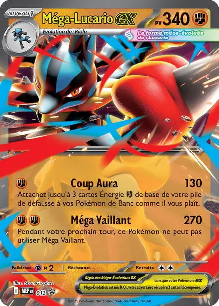 Méga-Lucario ex 012 OSMO CARDS