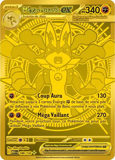 Méga-Lucario ex 188/132 OSMO CARDS