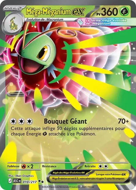 Méga-Méganium ex 10/217 OSMO CARDS
