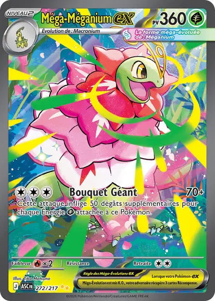 Méga-Méganium ex 272/217 OSMO CARDS
