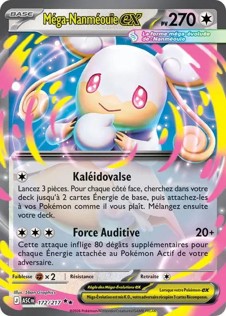 Méga-Nanméouïe ex 172/217 OSMO CARDS