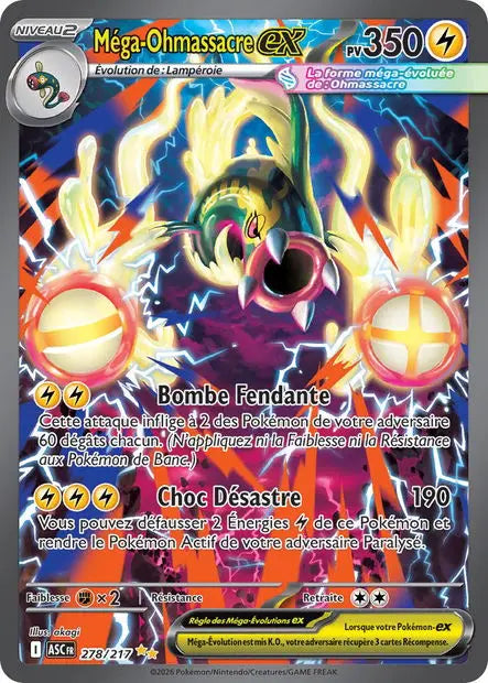 Méga-Ohmassacre ex 278/217 OSMO CARDS
