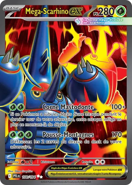 Méga-Scarhino ex 108/94 OSMO CARDS