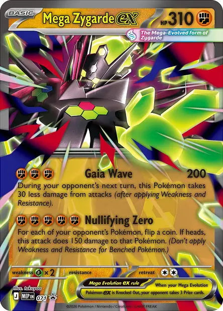 Méga-Zygarde ex 071 OSMO CARDS