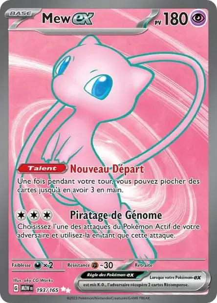 Mew ex 193/165 OSMO CARDS