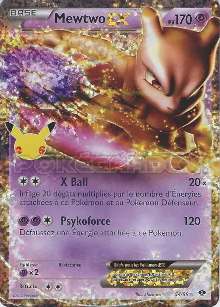 Mewtwo-EX 54/99 OSMO CARDS
