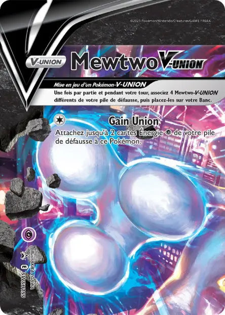 Mewtwo-V-UNION SWSH159 OSMO CARDS