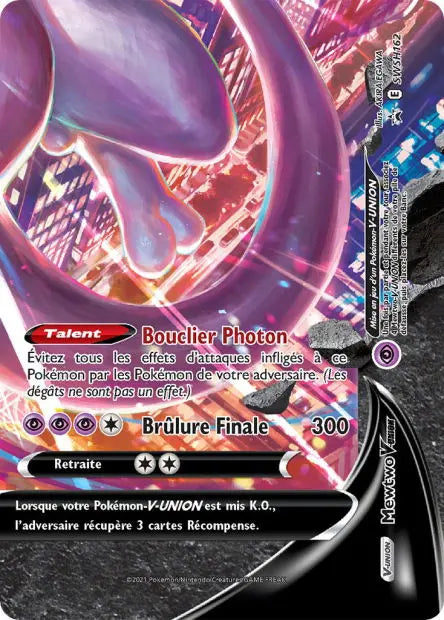 Mewtwo-V-UNION SWSH162 OSMO CARDS